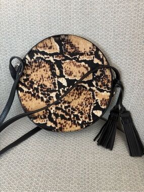 Patricia Nash Crossbody Bag Python Haircalf Collection